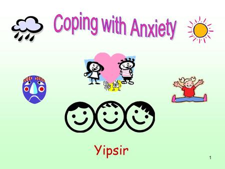 1 Yipsir. 2 Difference between Fear and Anxiety 1. Fear –actual appraisal of danger or peril 2. Anxiety –resulting emotional state of tension and distress.