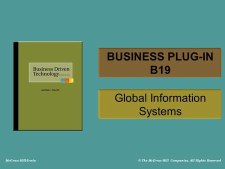 Global Information Systems