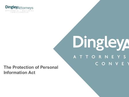 The Protection of Personal Information Act