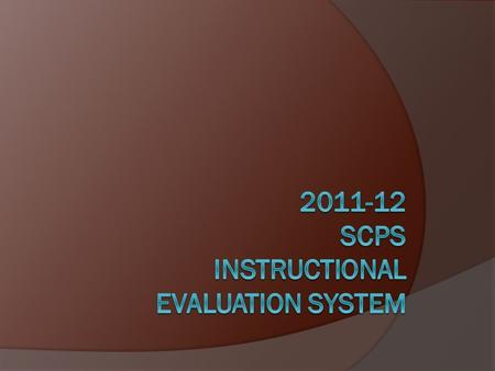 SCPS is…  We are a high-performing district  We are focused on student achievement  We are committed to achieving excellence and equity through continuous.