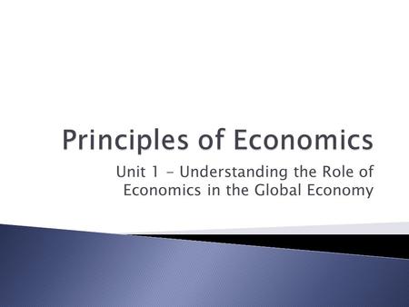 Principles of Economics