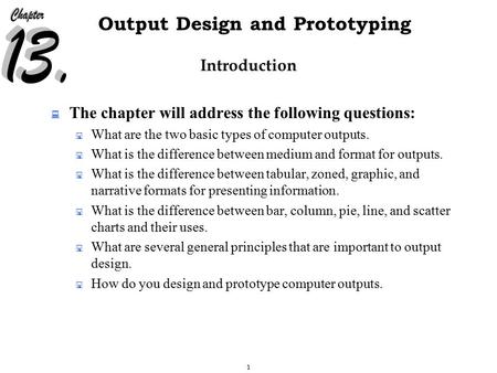 The chapter will address the following questions: