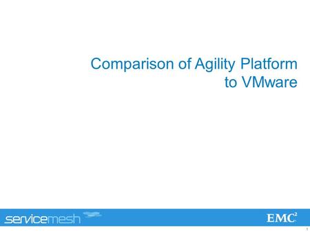 Comparison of Agility Platform to VMware