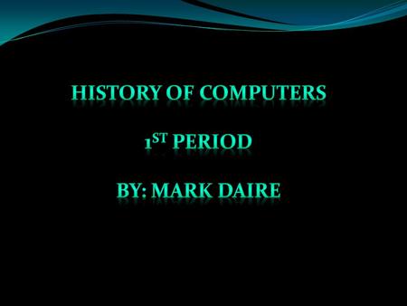 A computer is simply a machine that is programmed to follow instructions. Computers of today can: Calculate finances Make animated films Order airline.