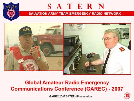 GAREC 2007 SATERN Presentation