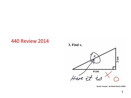 1 440 Review 2014. 2 Topics Covers everything – in slides – from the very beginning. Language classification, history, and comparison How to describe.