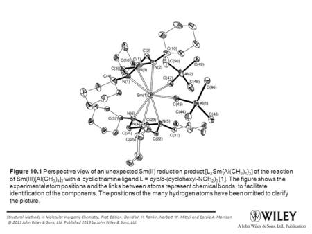 Structural Methods in Molecular Inorganic Chemistry, First Edition. David W. H. Rankin, Norbert W. Mitzel and Carole A. 2013 John Wiley & Sons,