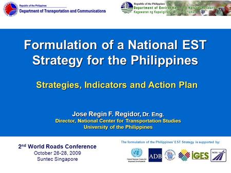 Formulation of a National EST Strategy for the Philippines