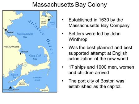 Massachusetts Bay Colony