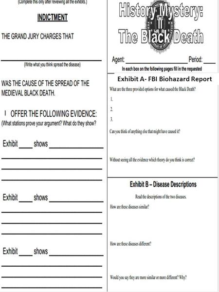 Exhibit A- FBI Biohazard Report I. Exhibit D Plague Doctors What countries have had plague outbreaks besides the one that occurred in Europe? What natural.