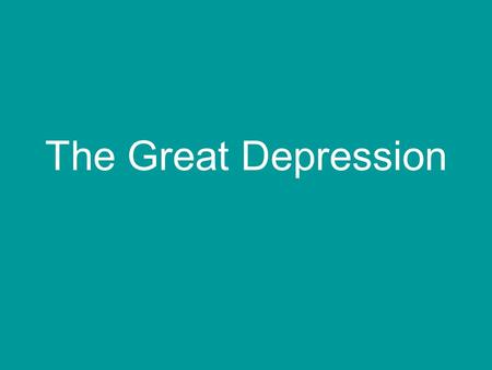 The Great Depression. Roaring 20’s Sexual Revolution Women get right to vote Alcohol Lots of new jobs Lots of money from the war Jazz Age.