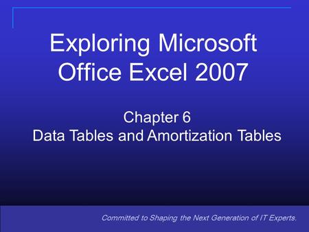 Chapter 06: Lecture Notes (CSIT 104) 1 Copyright © 2008 Pearson Prentice Hall. All rights reserved. 1 1 Copyright © 2008 Prentice-Hall. All rights reserved.