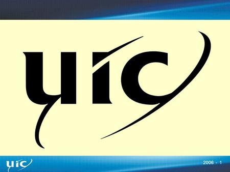 2006 - 1. 2006 - 2 Affiliate Active Associate UIC in 2006.