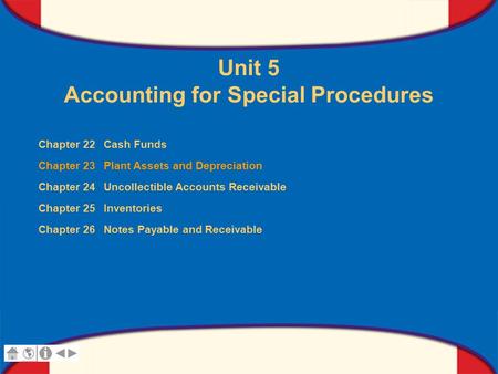 Chapter 23 Plant Assets and Depreciation