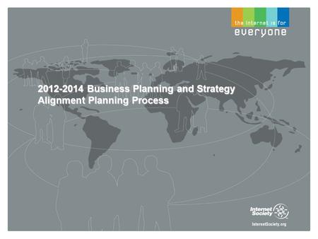 Business Planning and Strategy Alignment Planning Process