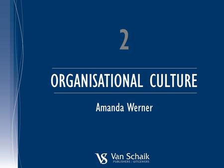 ORGANISATIONAL CULTURE