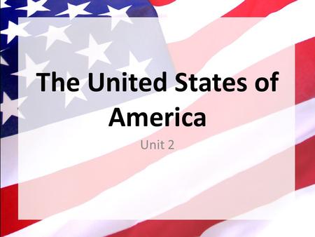 The United States of America