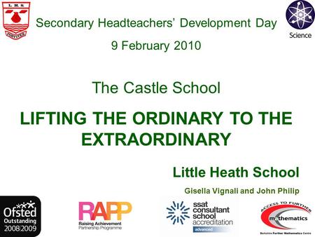 LIFTING THE ORDINARY TO THE EXTRAORDINARY