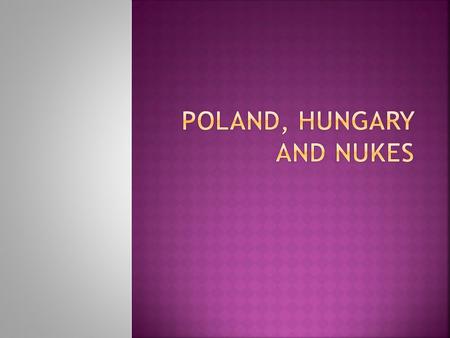  After Tito-Stalin split there was a purge of communists in Eastern Europe  1949 Polish culture was organized on the Soviet model  After Stalin’s death.