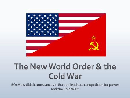 Maintain international peace and security Maintain economic and social cooperation Intended to either prevent wars, or make wars obsolete.