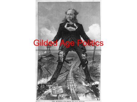 Gilded Age Politics. The Gilded Age To be “Gilded” means to look like gold on the outside, while the inside is anything but gold. Politics during the.