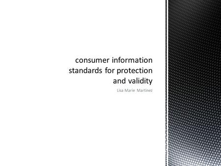 Lisa Marie Martinez.  What we are talking about  hierarchy of needs and information in high performing delivery systems  Who needs to know?  consumers.