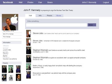 Facebook John F. Kennedy is preparing to sign the Nuclear Test Ban Treaty WallPhotosFlairBoxesJohn F. KennedyLogout View photos of JFK (5) Send JFK a message.