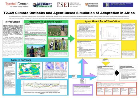 Introduction We approach climate change adaptation as a learning process, in that the development of adaptive capacity to climate forecasts on shorter.