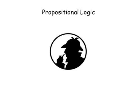 Propositional Logic.