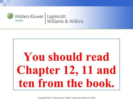 You should read Chapter 12, 11 and ten from the book.