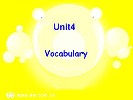 Vocabulary Unit4 Preview 1.Finish Part A on P.63. 2. Classify the food into the correct groups. (Work in groups)