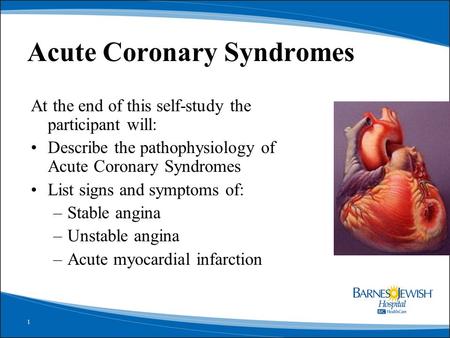 Acute Coronary Syndromes