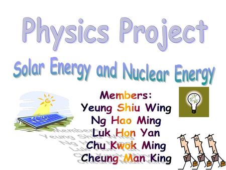 Solar Energy and Nuclear Energy