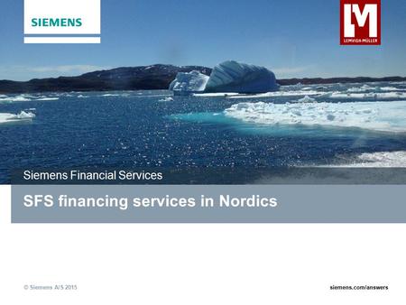 SFS financing services in Nordics