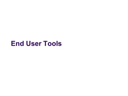 End User Tools. Target environment: Cluster and Grids (distributed sets of clusters) Grid Protocols Grid Resources at UW Grid Storage Grid Middleware.