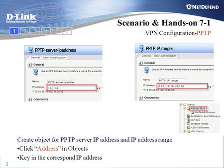 Scenario & Hands-on 7-1 VPN Configuration-PPTP