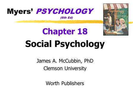 Myers’ PSYCHOLOGY (6th Ed)