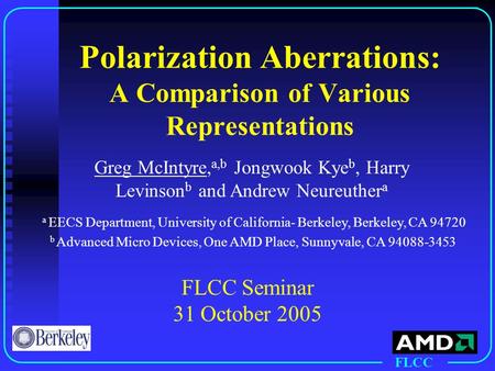 Polarization Aberrations: A Comparison of Various Representations