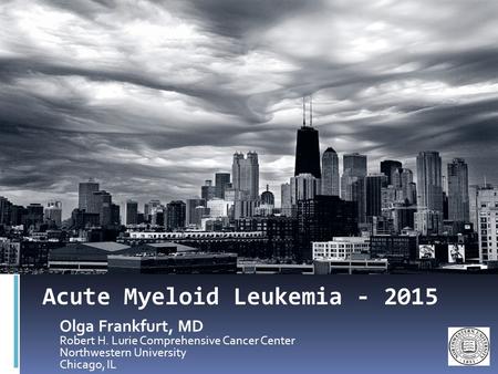 Acute Myeloid Leukemia