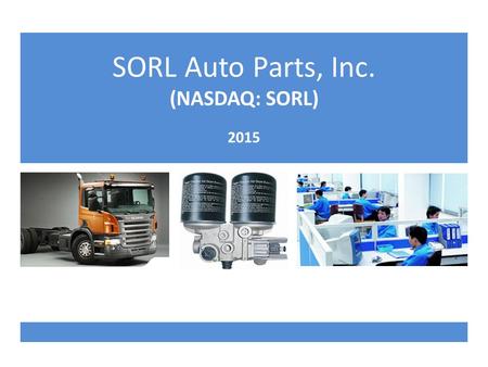 SORL Auto Parts, Inc. (NASDAQ: SORL)