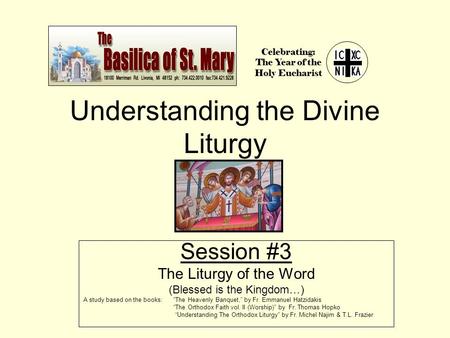 Understanding the Divine Liturgy