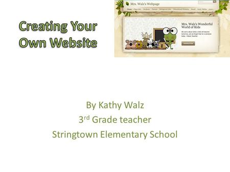 Creating Your Own Website