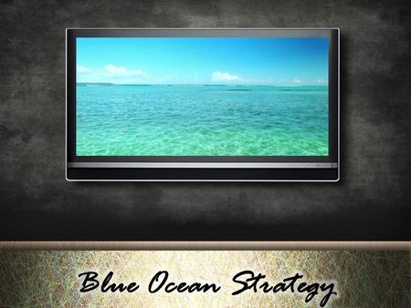 Blue Ocean Strategy.