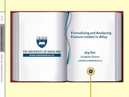 Formalizing and Analyzing Feature models in Alloy