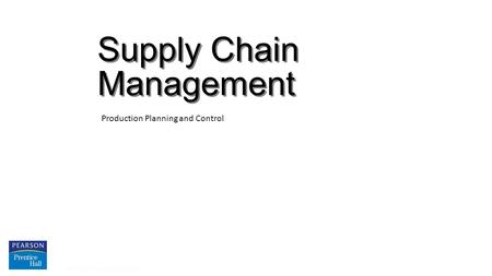 Supply Chain Management