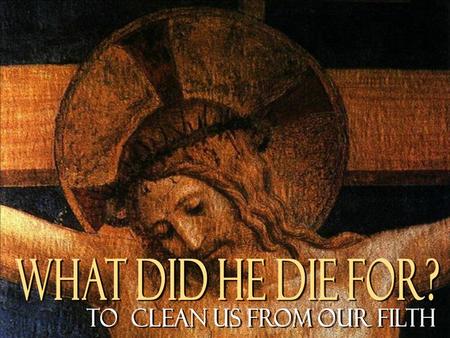 1 Peter 2:21-25 To this you were called, because Christ suffered for you, leaving you an example, that you should follow in his steps. He committed.