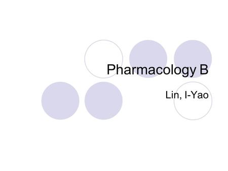 Pharmacology B Lin, I-Yao. A 43y/o male CEO of a multinational company experienced severe burning pain one and a half hour after a sumptuous lunch. This.