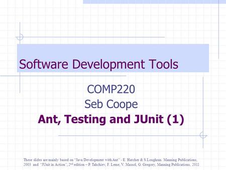 Software Development Tools