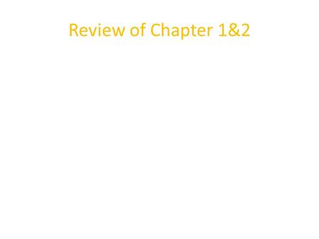 Review of Chapter 1&2. 6 types of objectives Primary Create (build, design, draw, compose, synthesize, author, pen, conceive, form, formulate, invent)