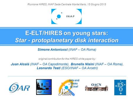 E-ELT/HIRES on young stars: Star - protoplanetary disk interaction